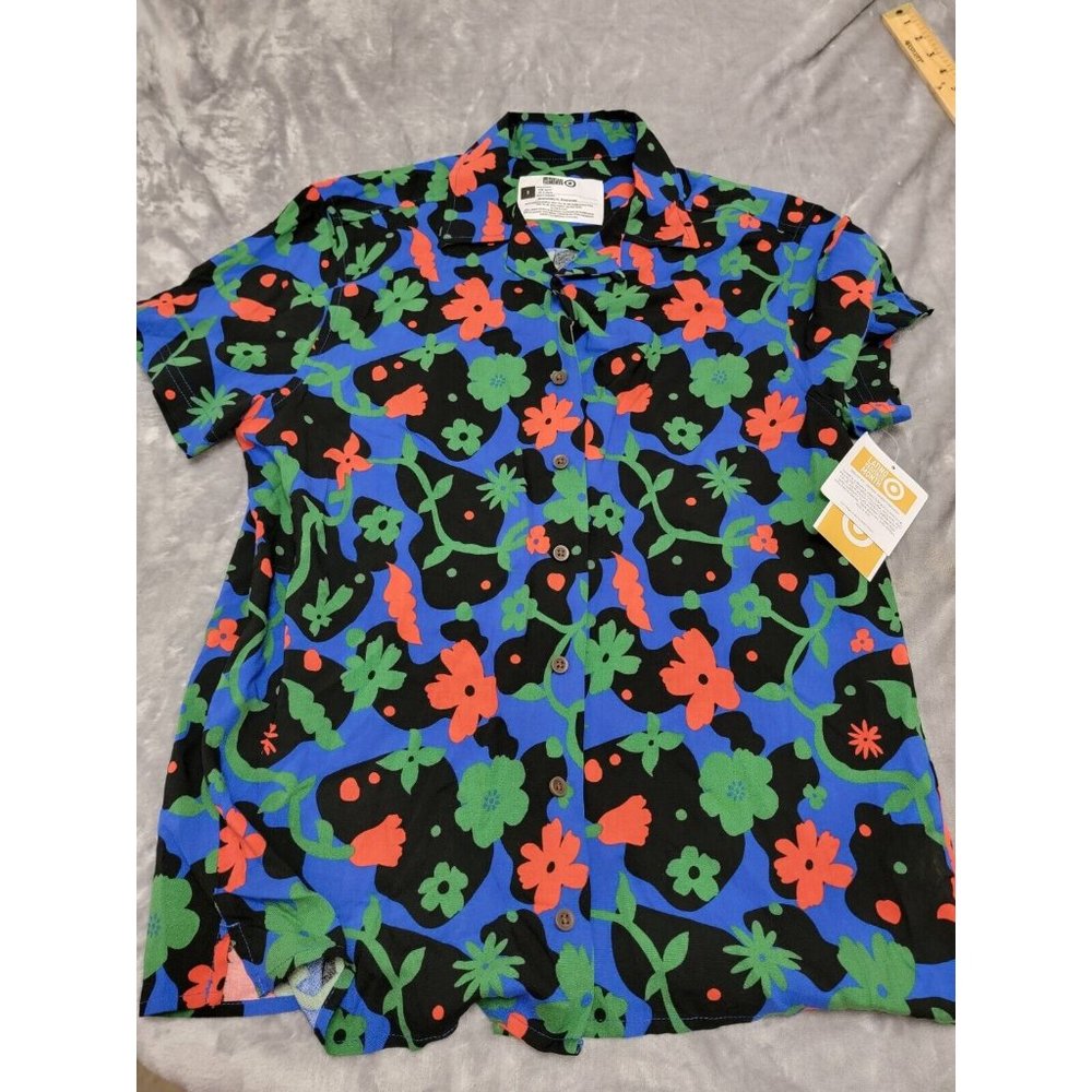 Floral‎ Topical Rayon Blue Women's Target design Daniela Jordan-Villaveces